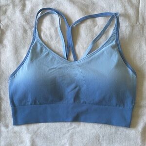 Blue Sports Bra